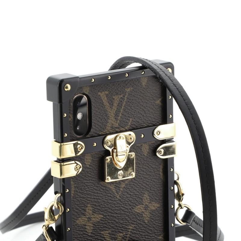 Louis Vuitton Eye Trunk with Strap for iPhone X Monogram Canvas 2