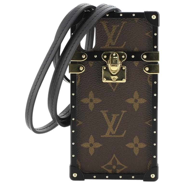 Louis Vuitton Eye Trunk with Strap for iPhone X Monogram Canvas at 1stDibs  | monogram leather iphone x case, monogram iphone x cases, monogram iphone  6 cover