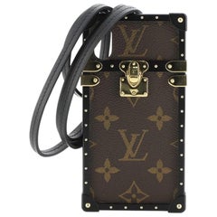 Louis Vuitton Eye Trunk with Strap for iPhone X Monogram Canvas