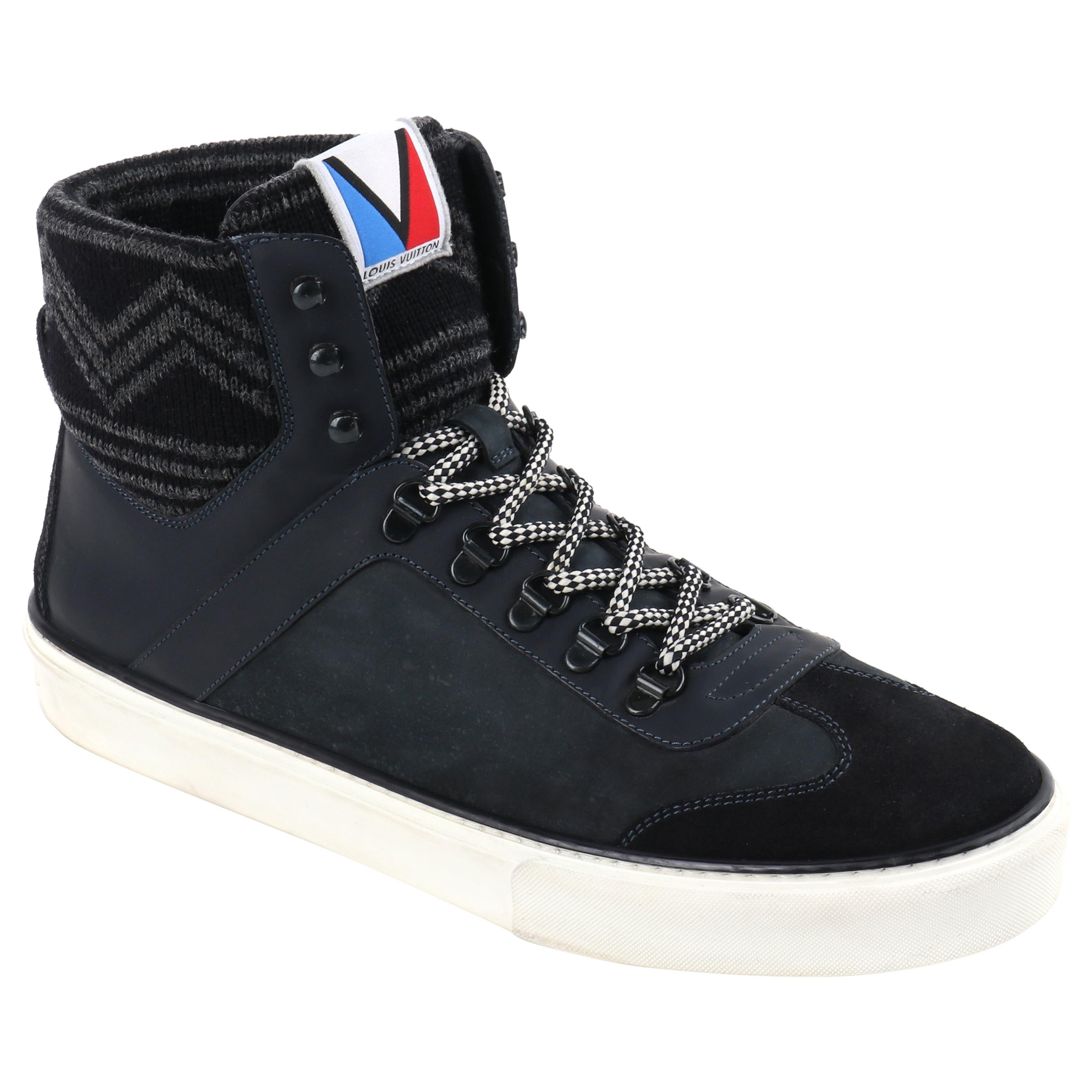 LOUIS VUITTON F/W 2012 "Breaking Away" LV Cup Leather Mountaineer Sneaker Boots