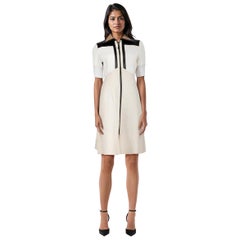 Louis Vuitton F/W14 Ribbed Zipped Panelled Dress Size M