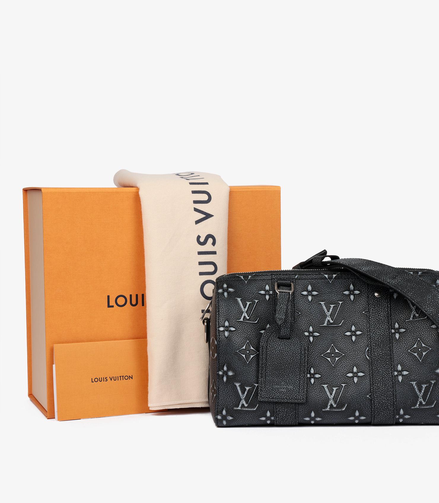 Louis Vuitton Faded Charcoal Grey Monogram Empreinte City KeepalL 5