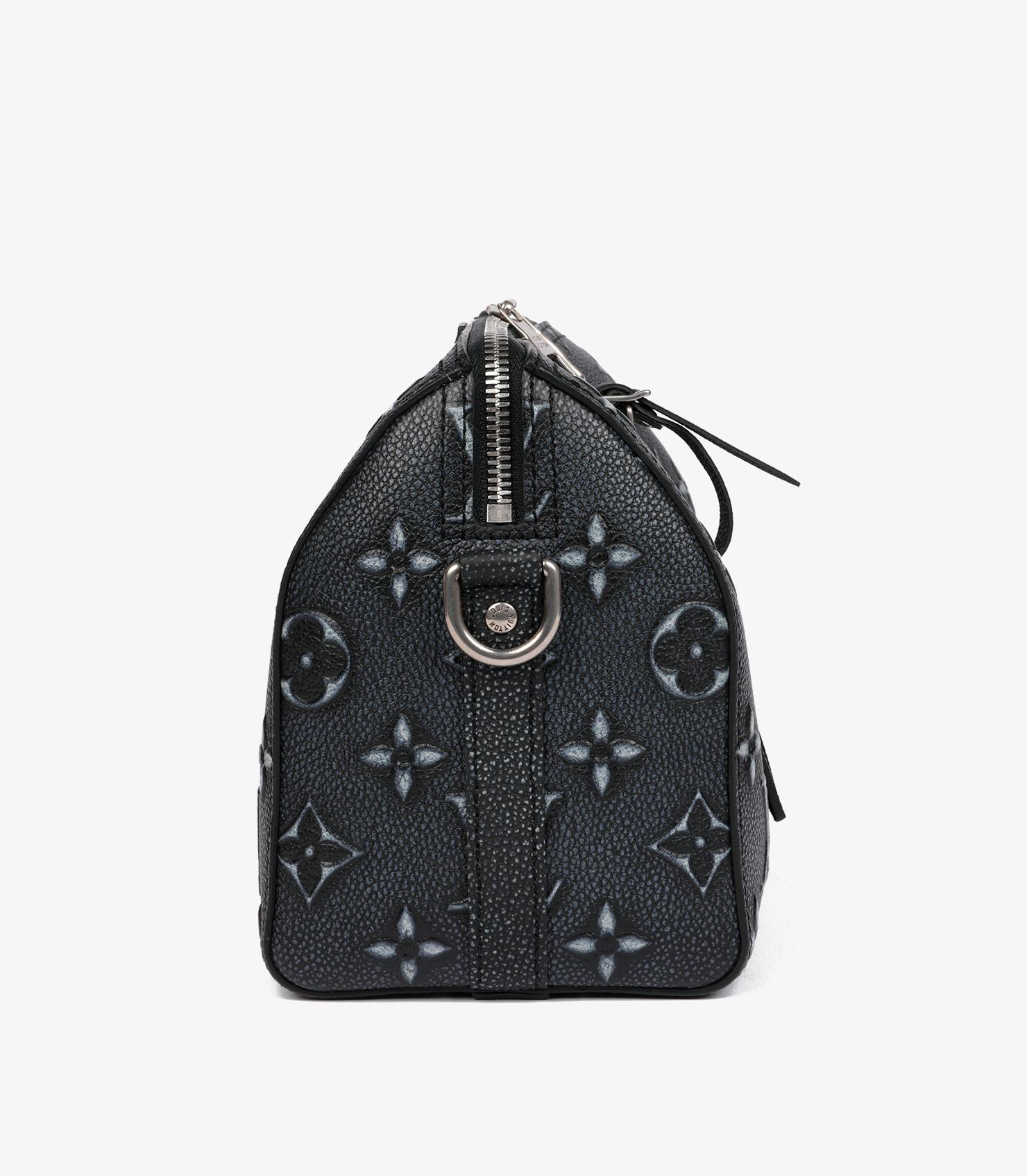 Louis Vuitton Faded Charcoal Grey Monogram Empreinte City KeepalL In Excellent Condition In Bishop's Stortford, Hertfordshire