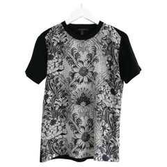 Louis Vuitton, top t-shirt à fleurs sur le devant, automne 2017