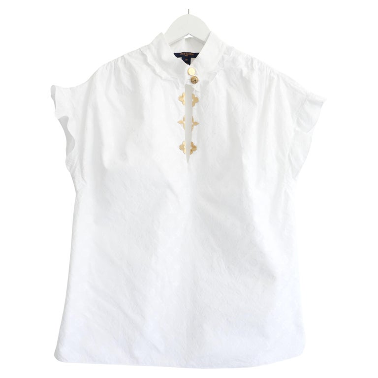 Archive LOUIS VUITTON Lace Blouse Tops Louis Vuitton Blouse -