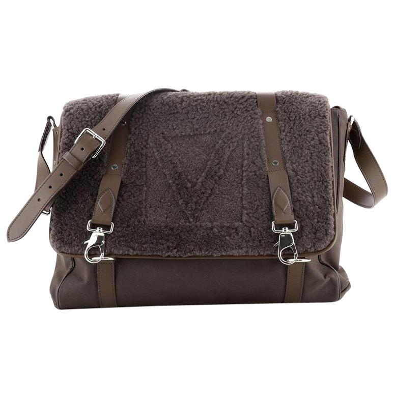 Louis Vuitton Falp Messenger Bag Shearling with Leather