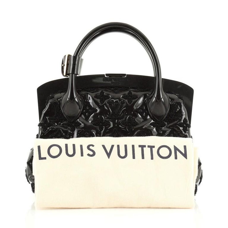 Louis Vuitton Black Patent Leather Fascination Lock It Bag ○ Labellov ○ Buy  and Sell Authentic Luxury