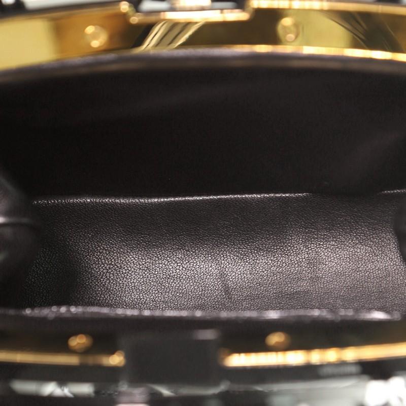 Women's or Men's Louis Vuitton Fascination Lockit Frame Handbag Patent Lambskin BB
