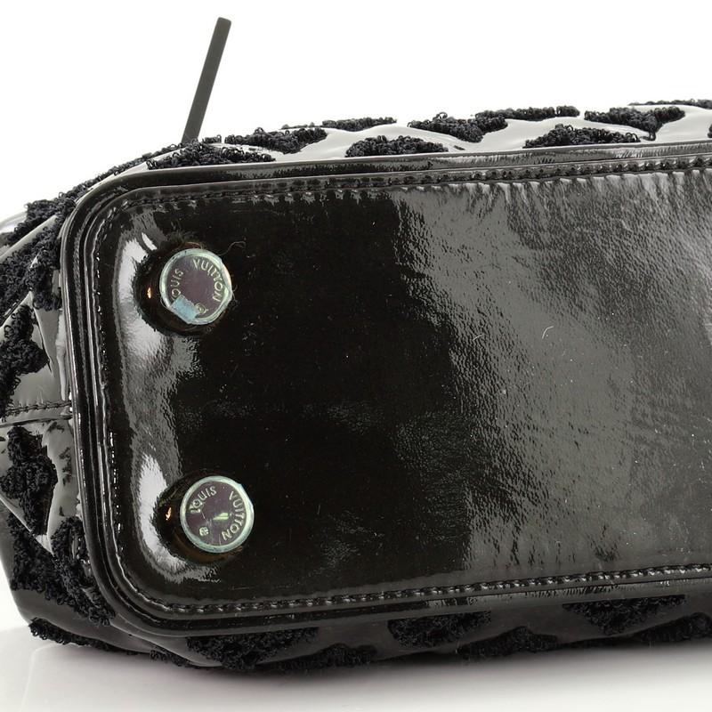 Louis Vuitton Fascination Lockit Frame Handbag Patent Lambskin BB 1