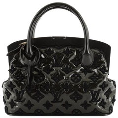 Louis Vuitton Fascination Lockit Frame Handbag Patent Lambskin BB at 1stDibs