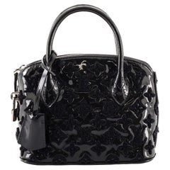 Louis Vuitton Fascination Lockit Frame Handbag Patent Lambskin BB at 1stDibs
