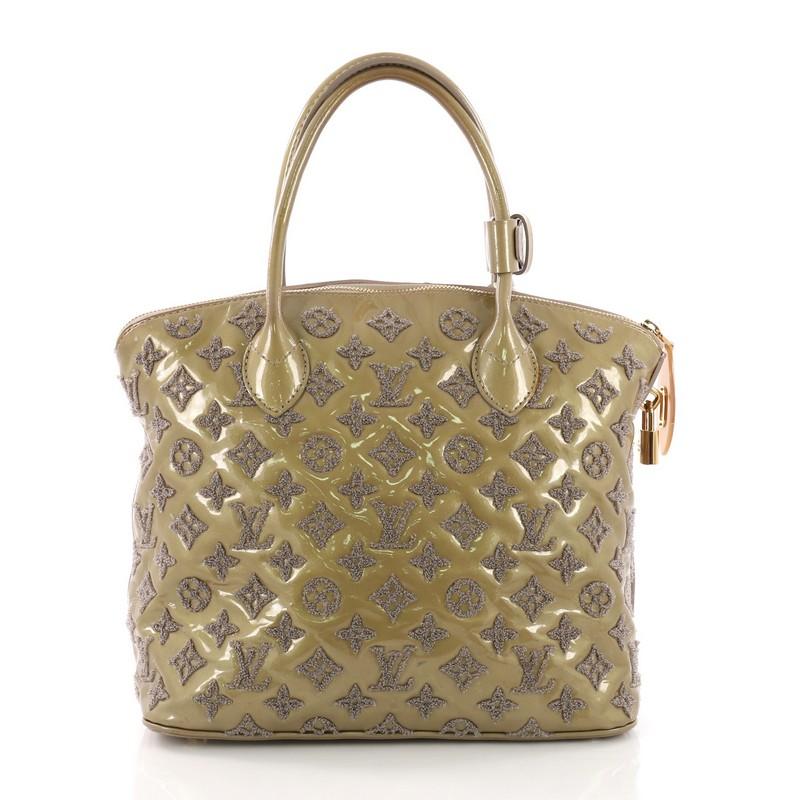 Women's or Men's Louis Vuitton Fascination Lockit Handbag Patent Lambskin