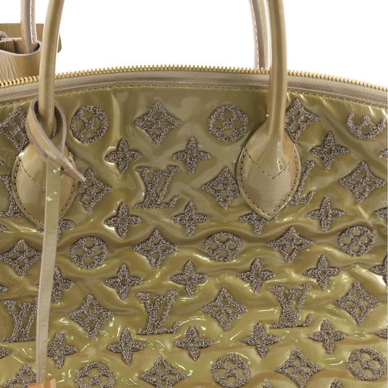 Louis Vuitton Fascination Lockit Handbag Patent Lambskin 3