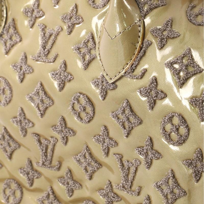 Louis Vuitton Fascination Lockit Handbag Patent Lambskin 4