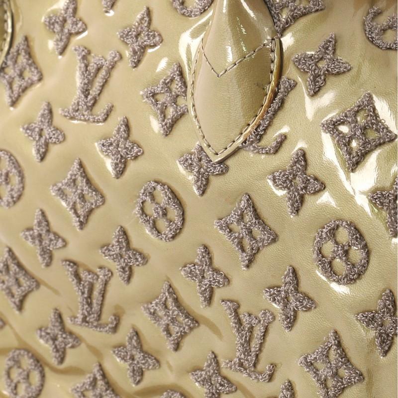 Louis Vuitton Fascination Lockit Handbag Patent Lambskin 4