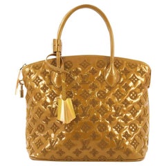 Louis Vuitton Fascination Lockit Handbag Patent Lambskin