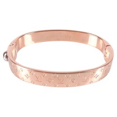 Louis Vuitton Fasten Your LV Bracelet Rose gold-finish metal Size M 19cm