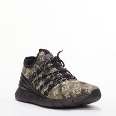 LOUIS VUITTON Fastlane LV monogram laced fabric low top sneakers UK9 EU43