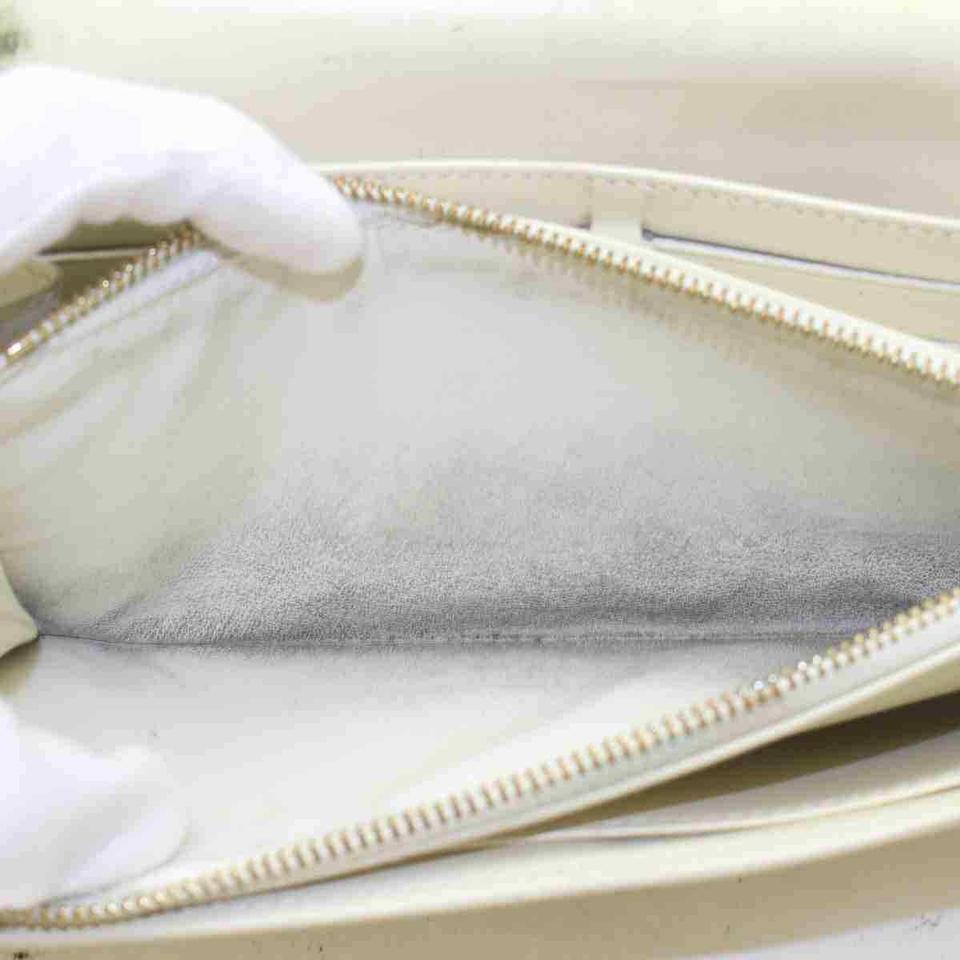 Louis Vuitton Favori Suhali Leather Wallet Portefeuille Le Fabuleux Cream 860548 For Sale 3