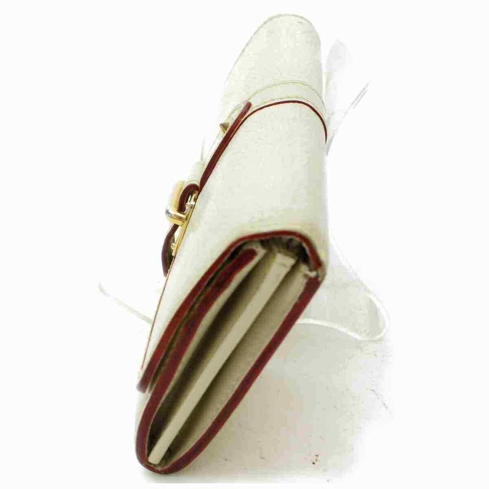 Louis Vuitton Favori Suhali Leather Wallet Portefeuille Le Fabuleux Cream 860548 In Good Condition For Sale In Dix hills, NY