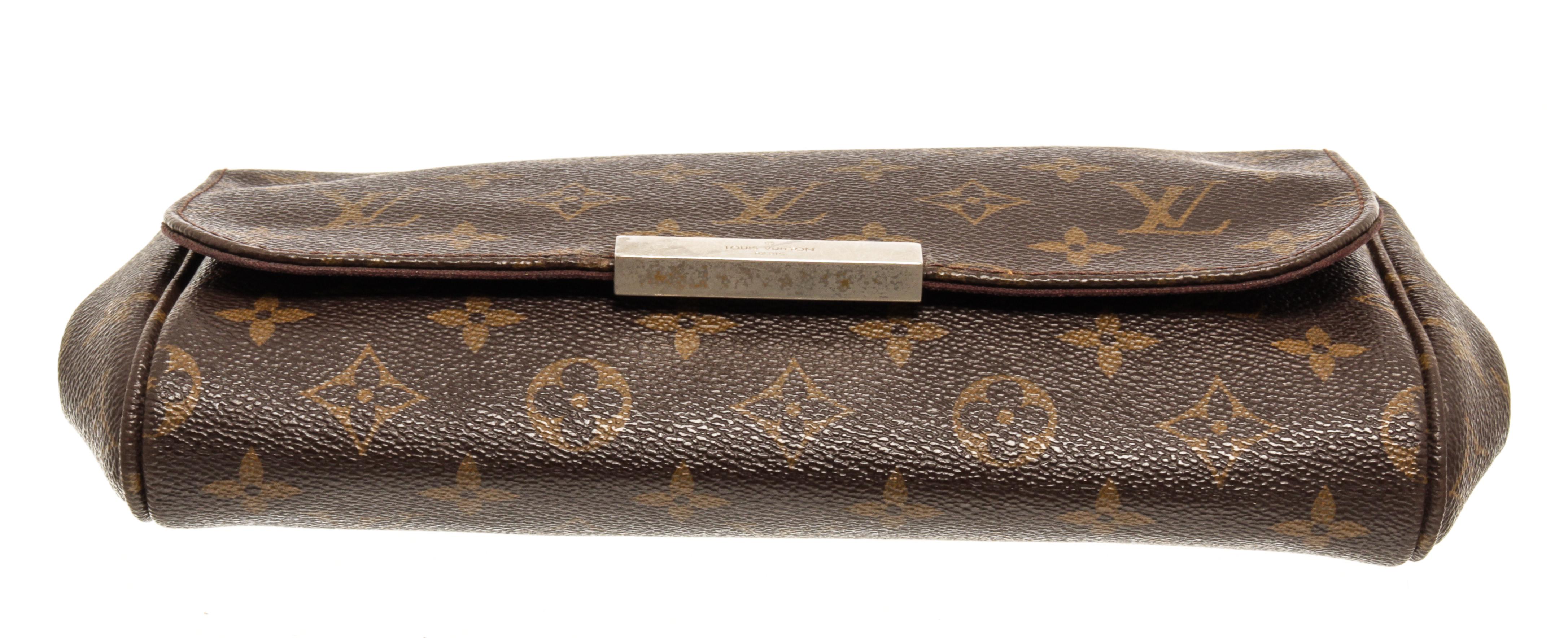 Louis Vuitton Favorite Brown Monogram Canvas PM Crossbody Bag 1