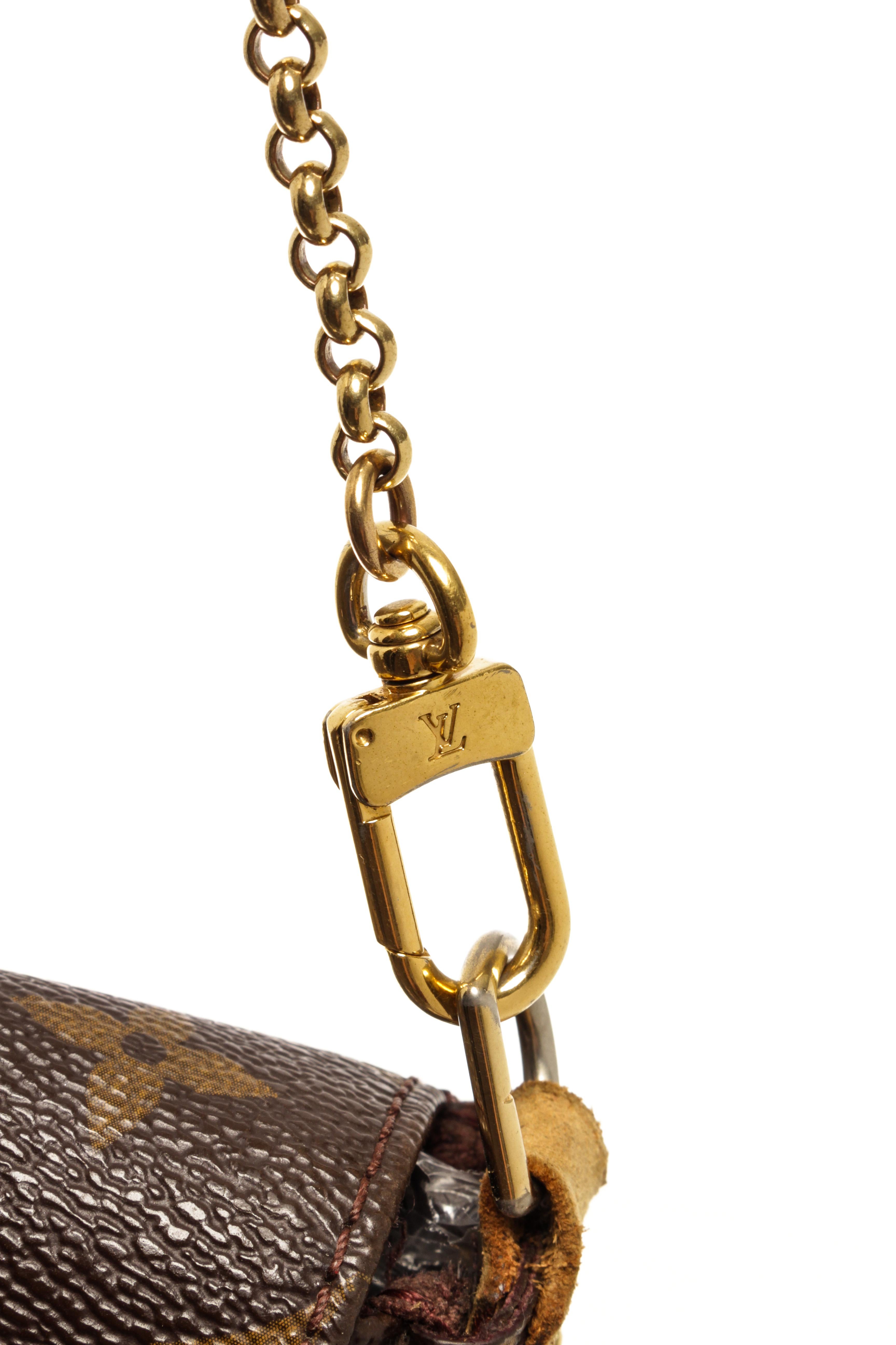 Louis Vuitton Favorite Brown Monogram Canvas PM Crossbody Bag 2