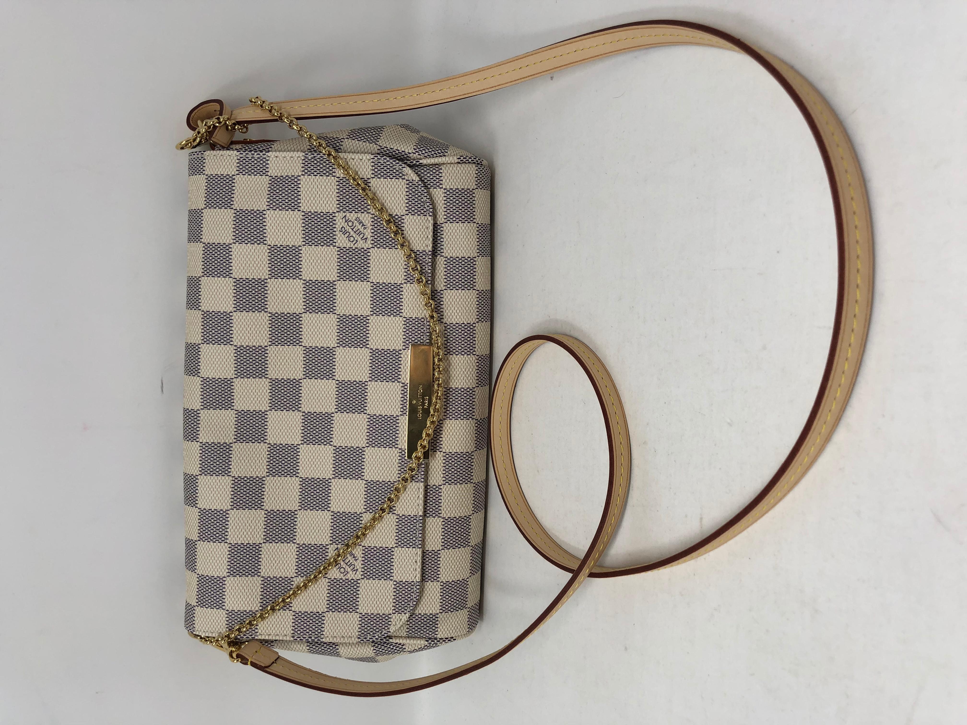 Louis Vuitton Favorite Damier Azure  In New Condition In Athens, GA