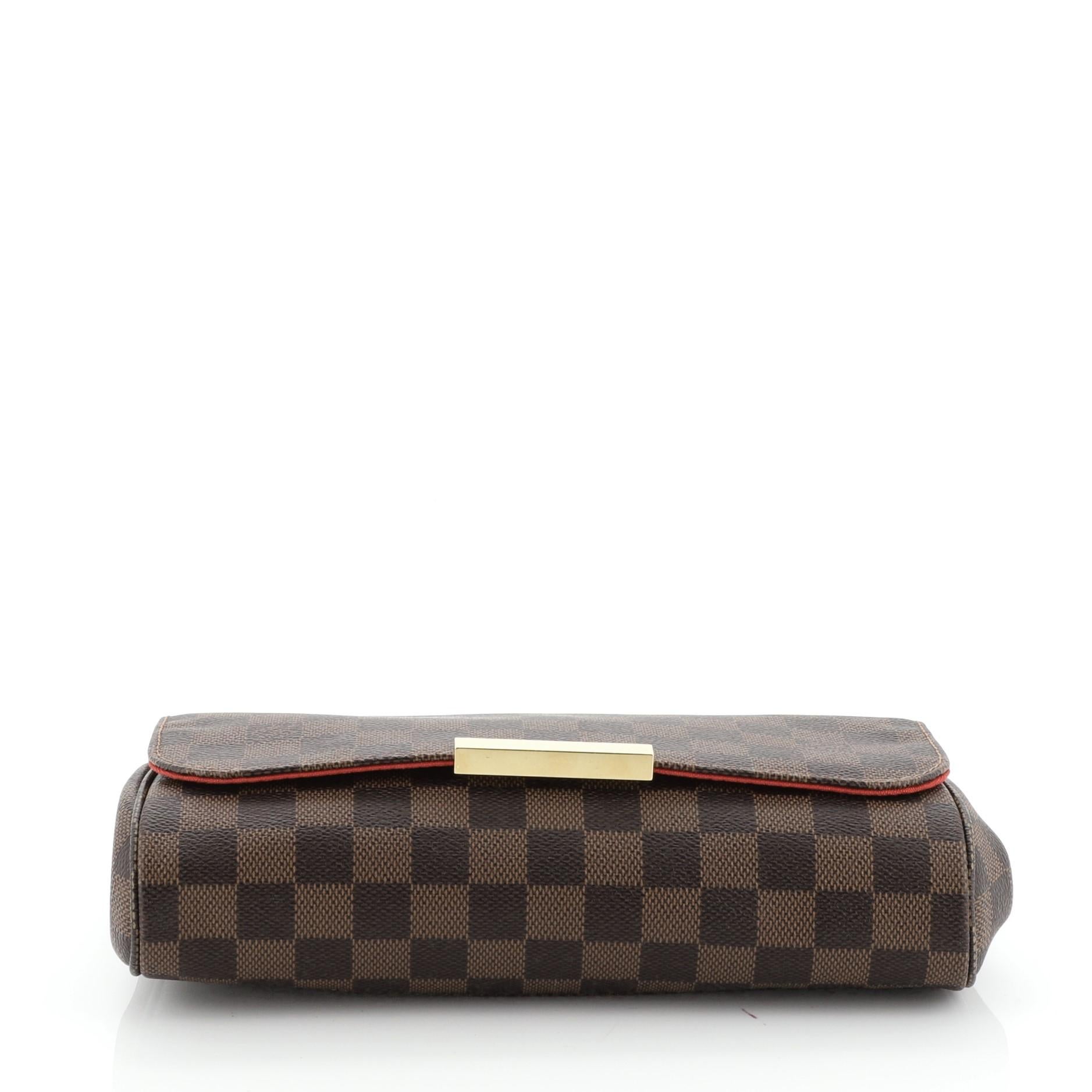Louis Vuitton Favorite Handbag Damier MM In Good Condition In NY, NY