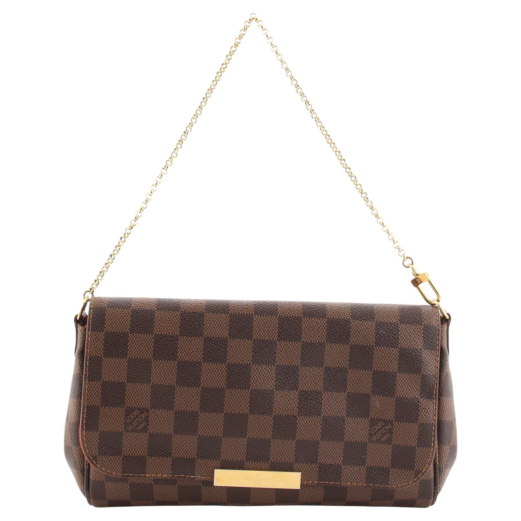 Louis Vuitton Damier Azur Coated Canvas Favorite MM Bag at 1stDibs