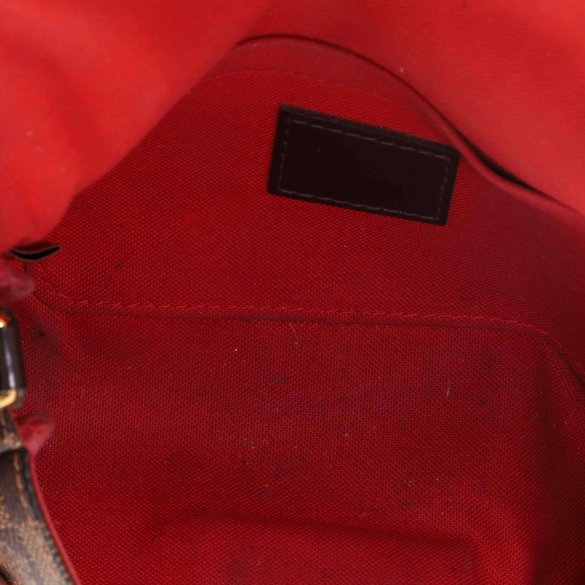 Louis Vuitton Favorite Handbag Damier PM In Fair Condition In NY, NY