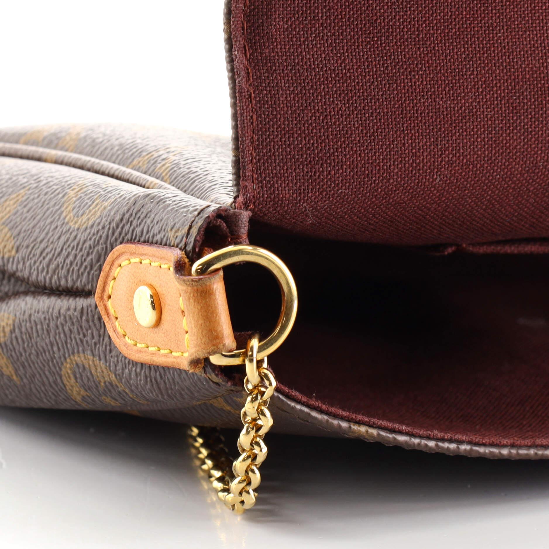Louis Vuitton Lieblingshandtasche mit Monogramm aus Segeltuch MM 5