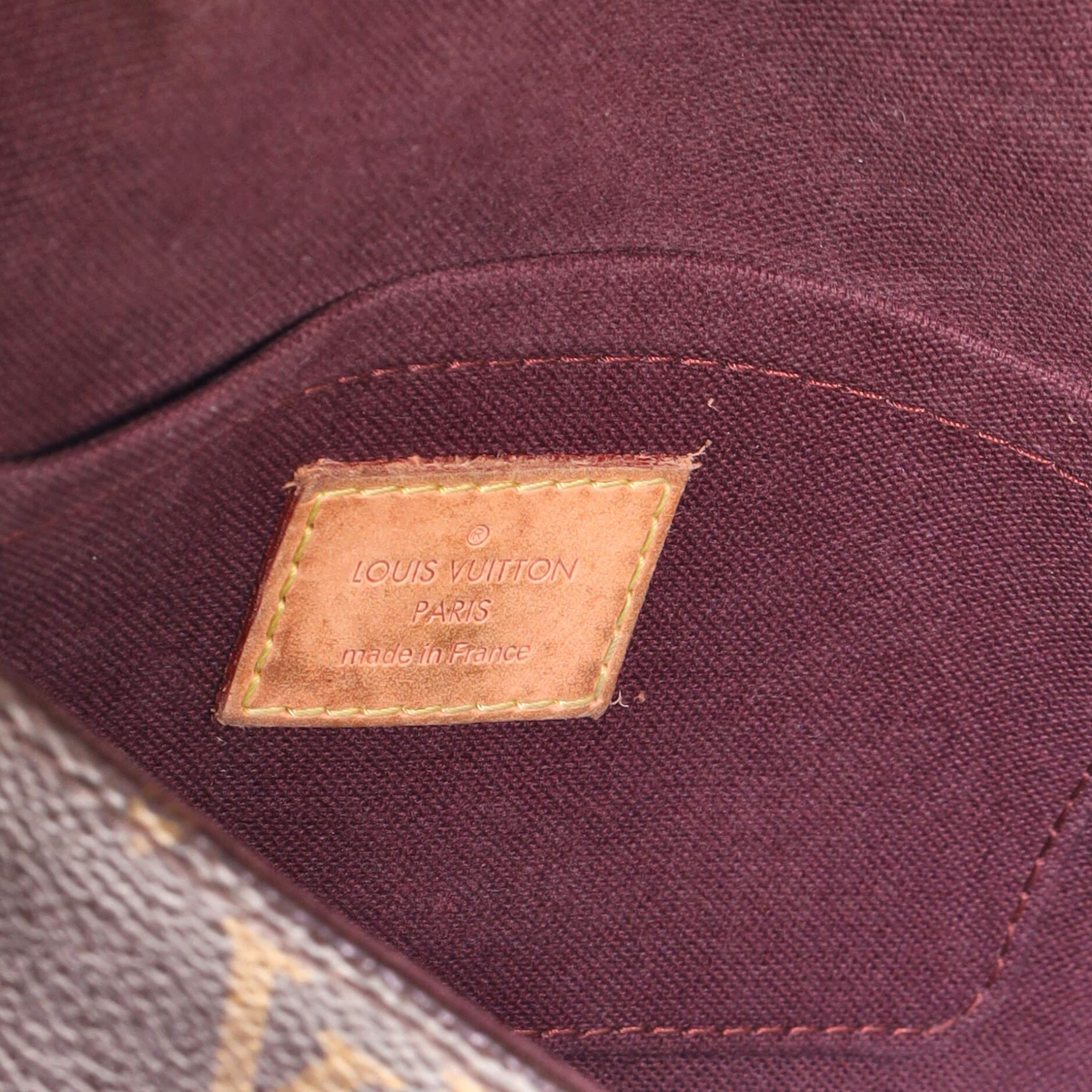 Louis Vuitton Lieblingshandtasche mit Monogramm aus Segeltuch MM 5