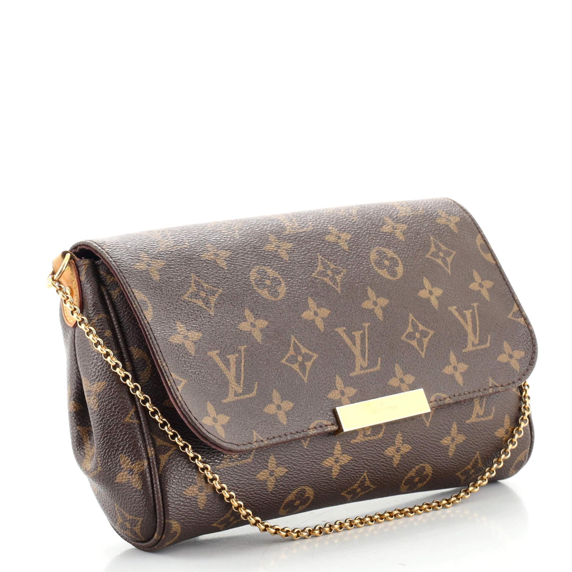 Louis Vuitton Lieblingshandtasche mit Monogramm aus Segeltuch MM (Schwarz)