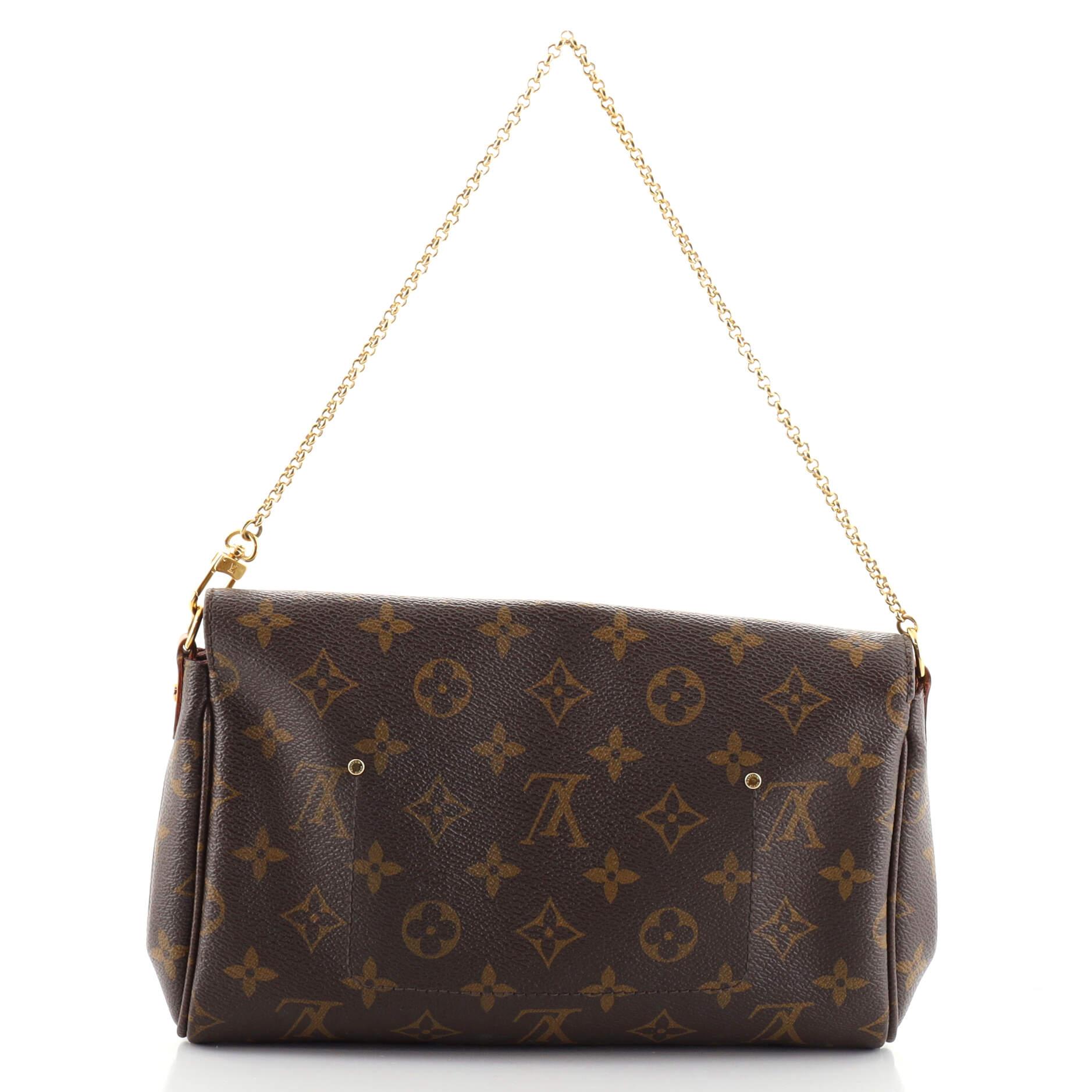 Louis Vuitton Lieblingshandtasche mit Monogramm aus Segeltuch MM im Zustand „Relativ gut“ in NY, NY