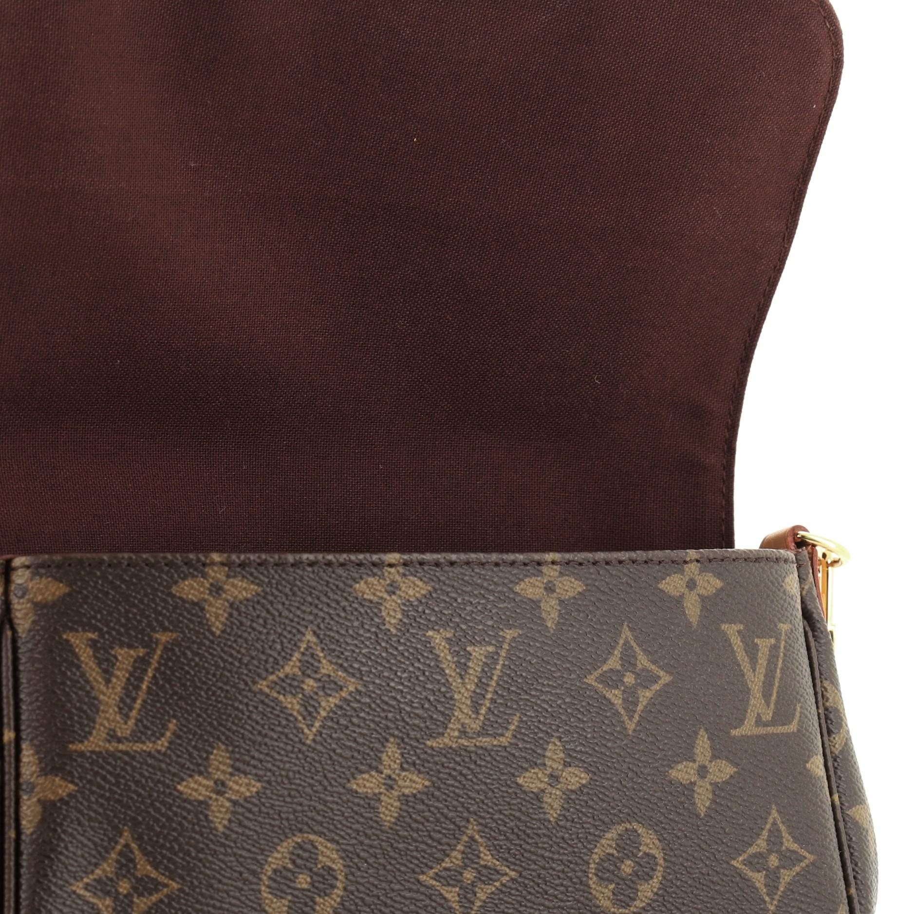 Louis Vuitton Favorite Handbag Monogram Canvas MM 1