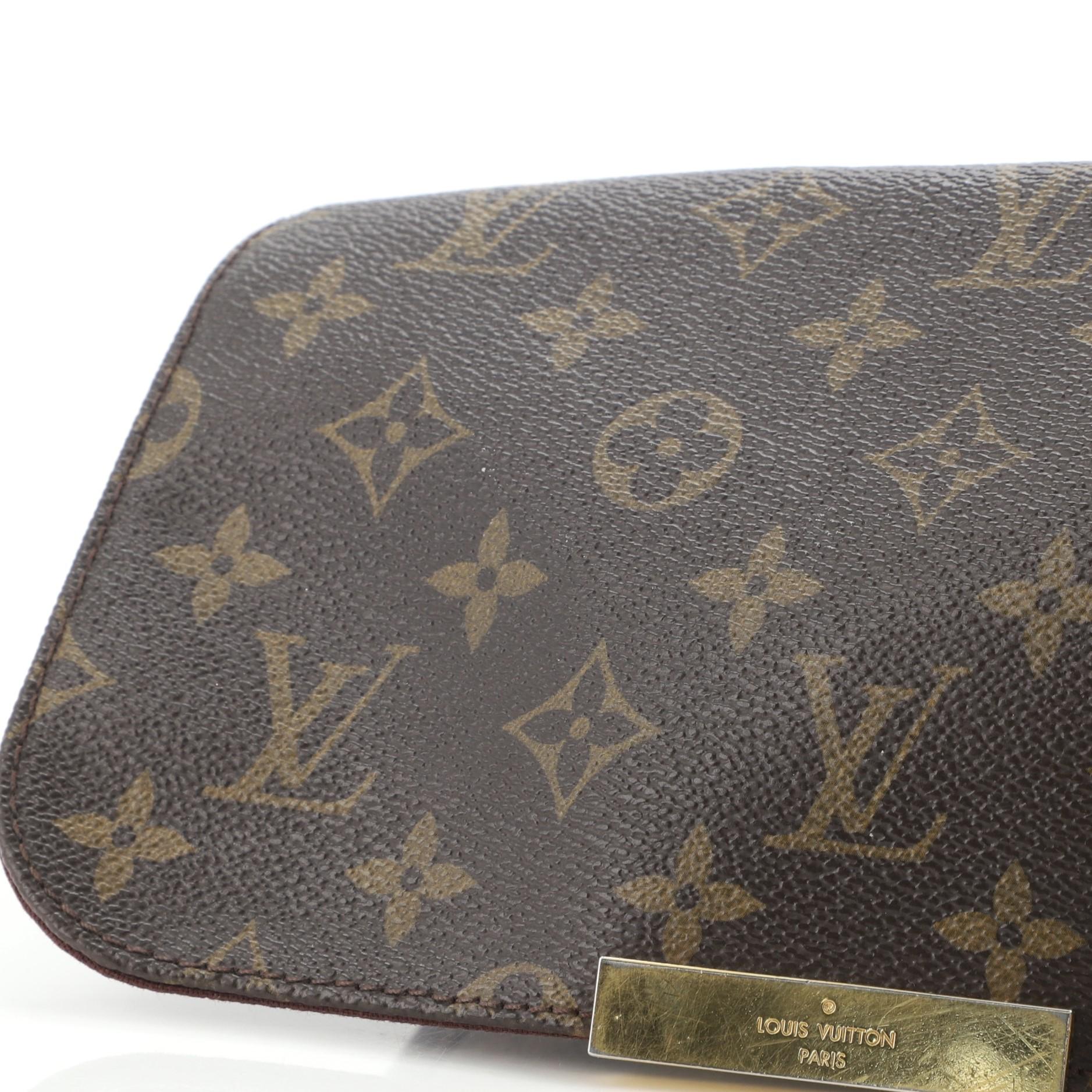 Black Louis Vuitton Favorite Handbag Monogram Canvas MM