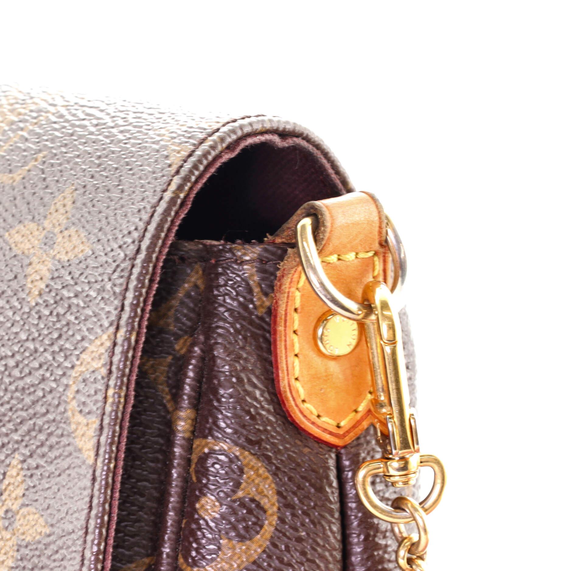Women's or Men's Louis Vuitton Favorite Handbag Monogram Canvas MM
