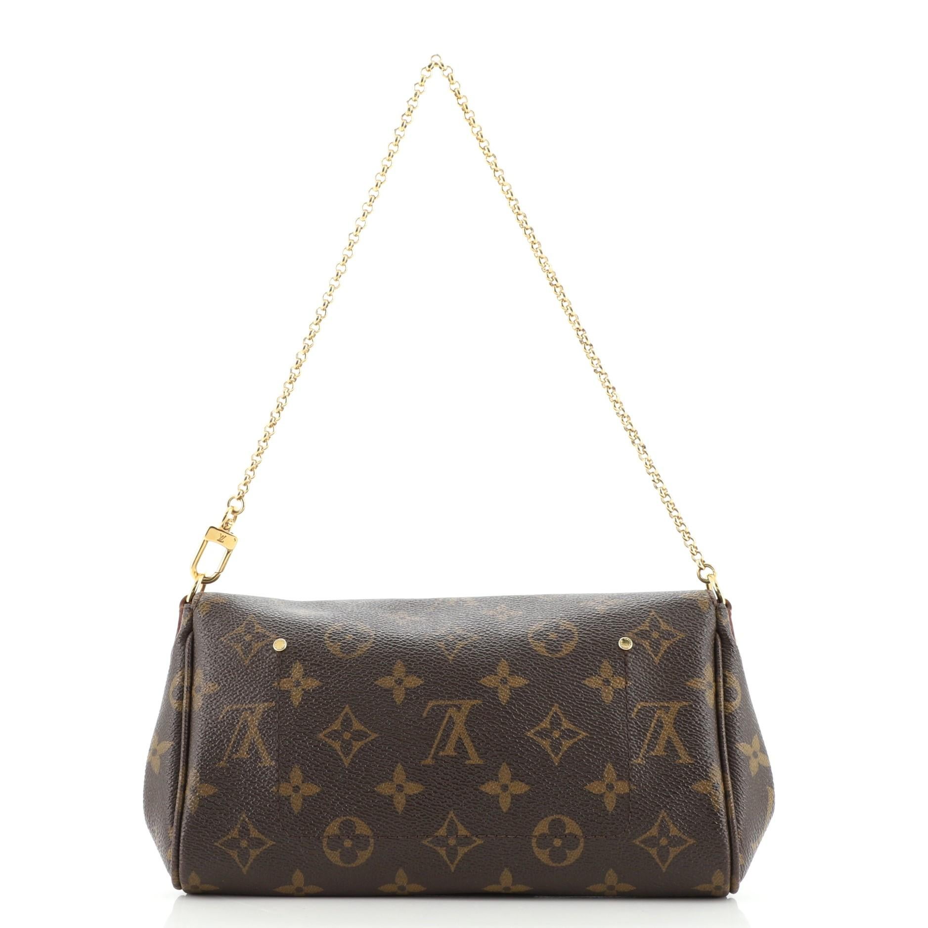 louis vuitton favorite handbag monogram canvas mm