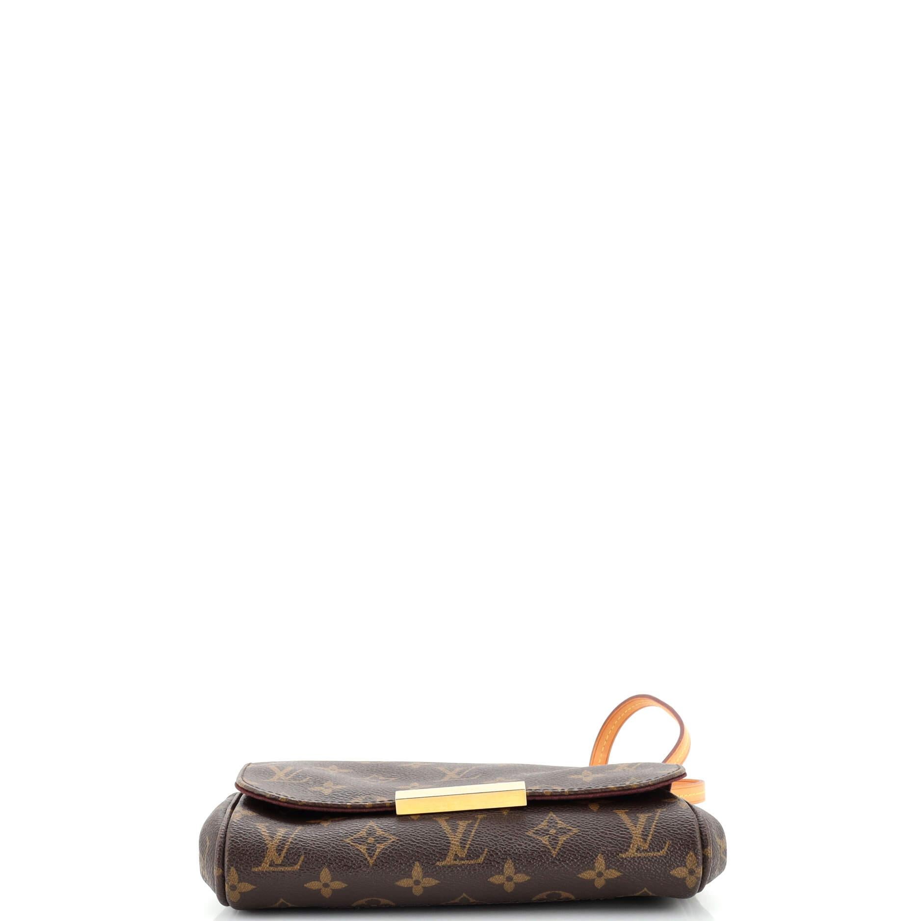 Louis Vuitton Favorite Handbag Monogram Canvas PM In Good Condition In NY, NY