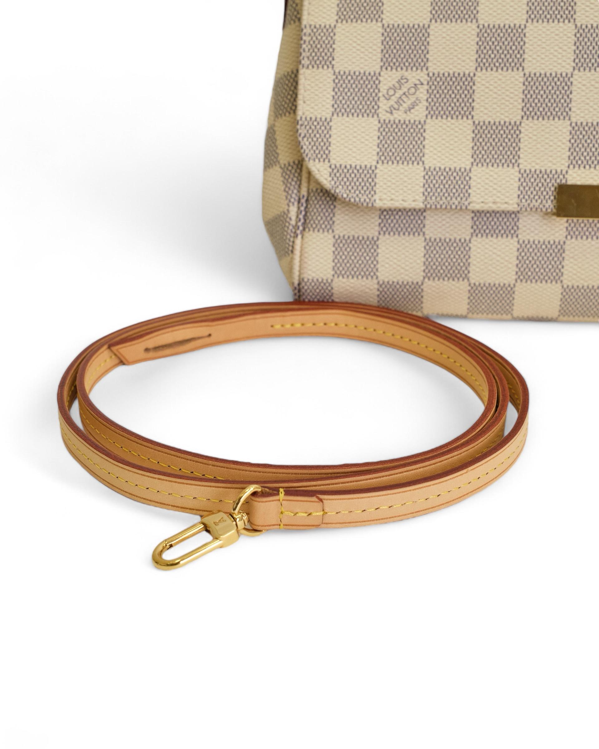 Louis Vuitton Favorite MM Damier Azur For Sale 5