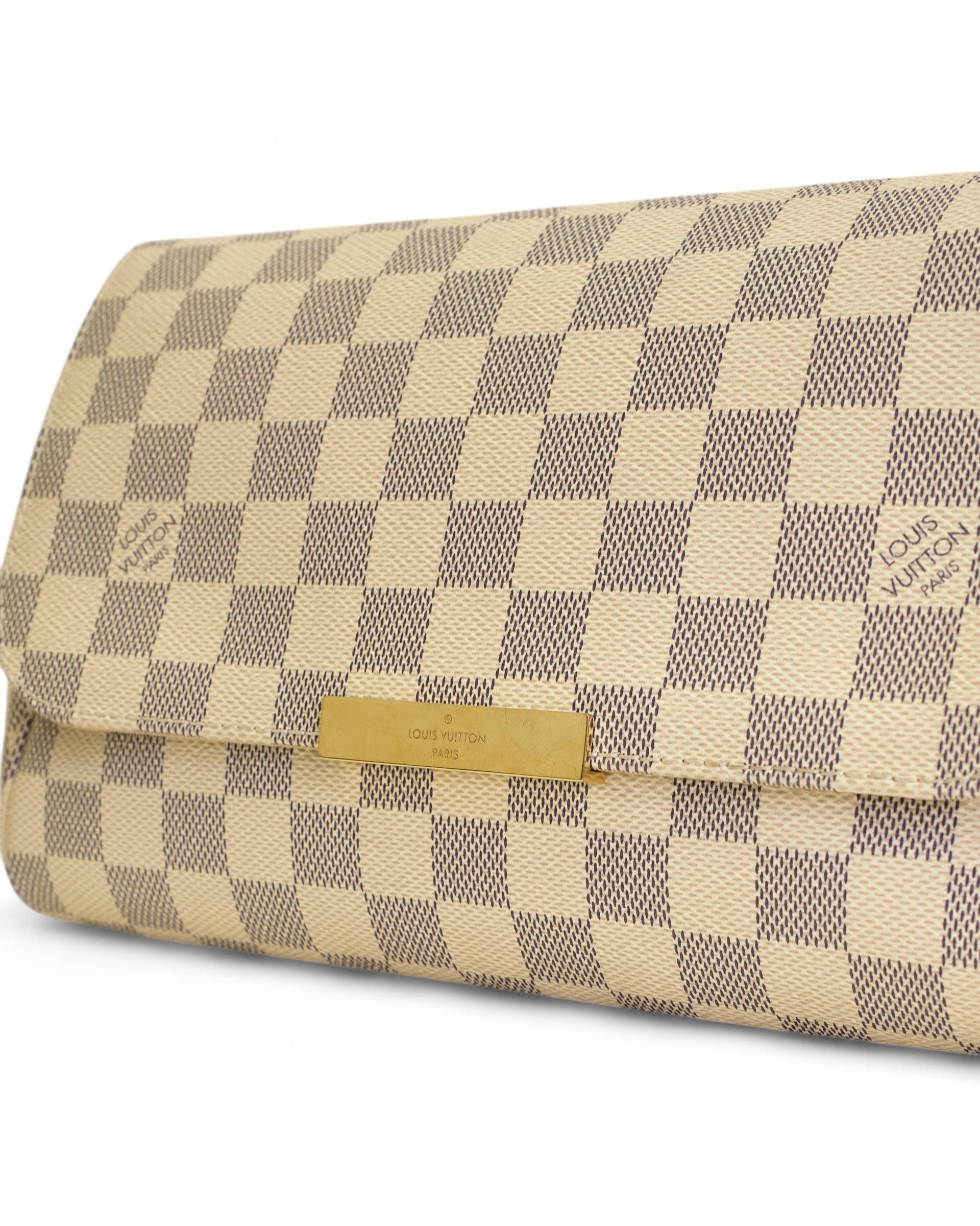 Louis Vuitton Favorite MM Damier Azur For Sale 8