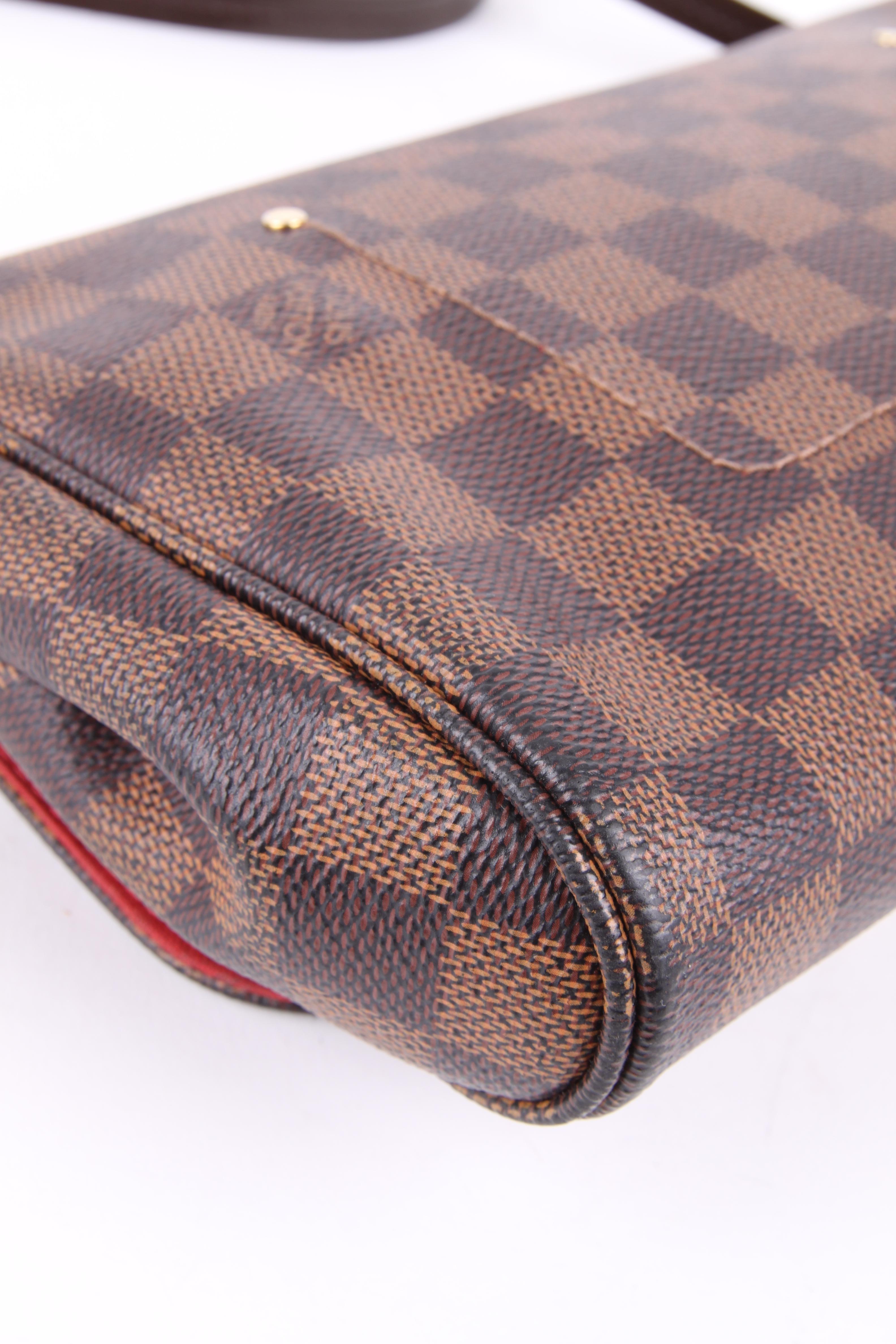 Louis Vuitton Favorite MM Damier Ebene Canvas Handbag 3
