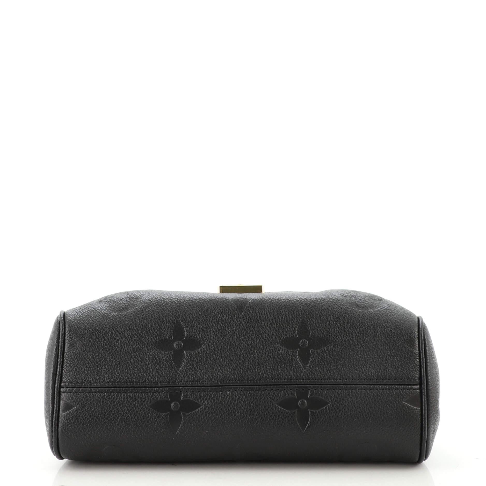 Black Louis Vuitton Favorite NM Handbag Monogram Empreinte Giant