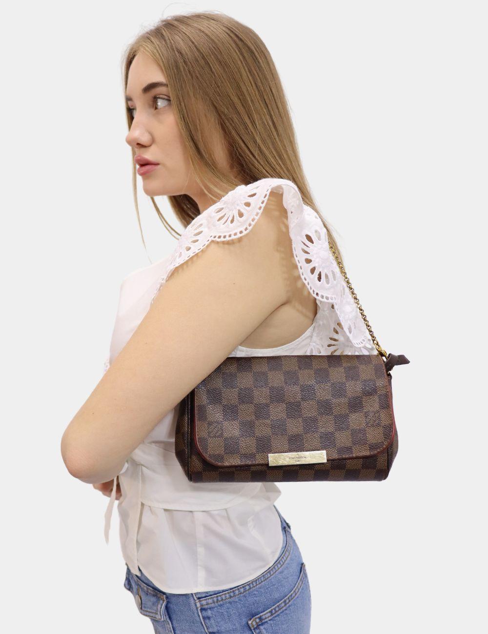 Black Louis Vuitton Favourite Crossbody Bag