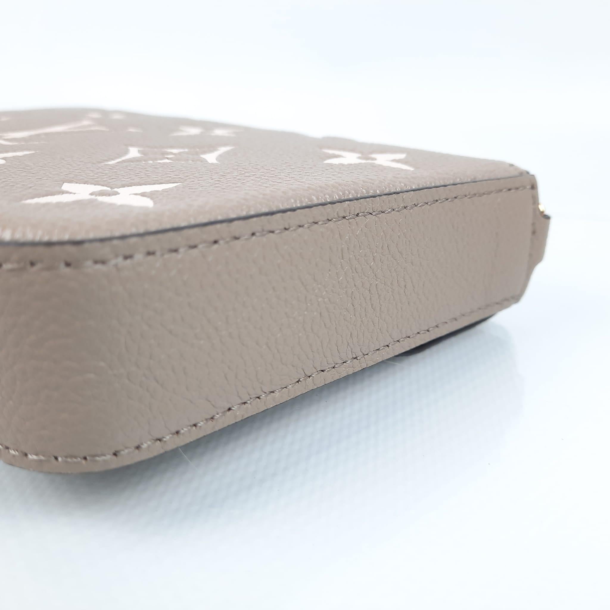 Louis Vuitton Felicie clutch Monogram Empreinte embossed supple grained 3