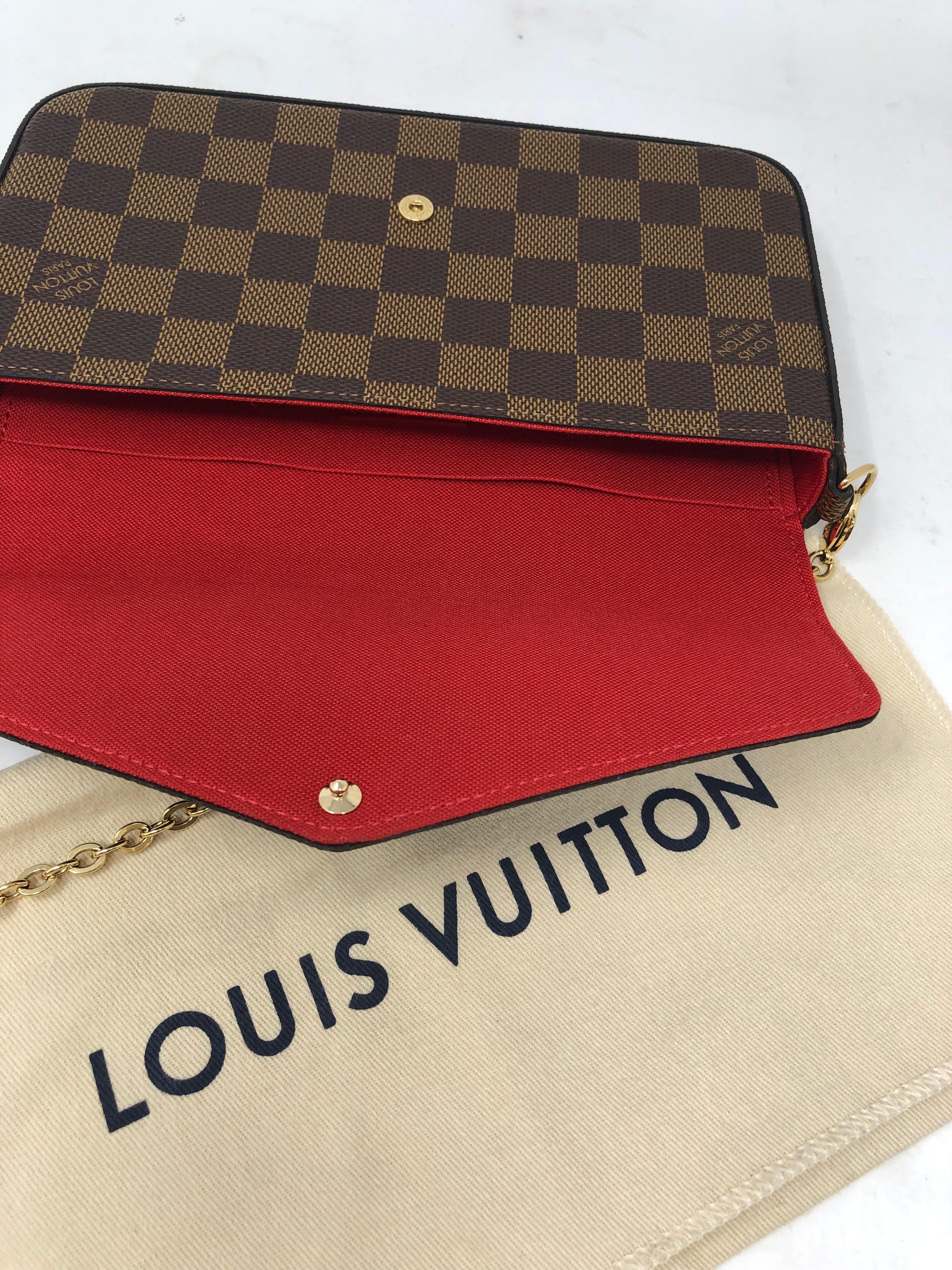 Louis Vuitton Felicie Damier Ebene Bag  5
