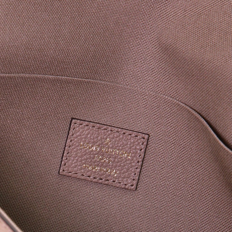 Louis Vuitton Felicie Pochette Bicolor Monogram Empreinte Giant Neutral  215487151