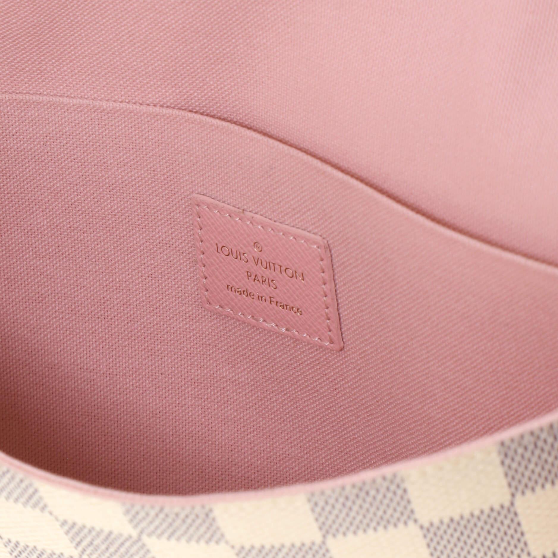 Louis Vuitton Felicie Pochette Damier and Leather 3