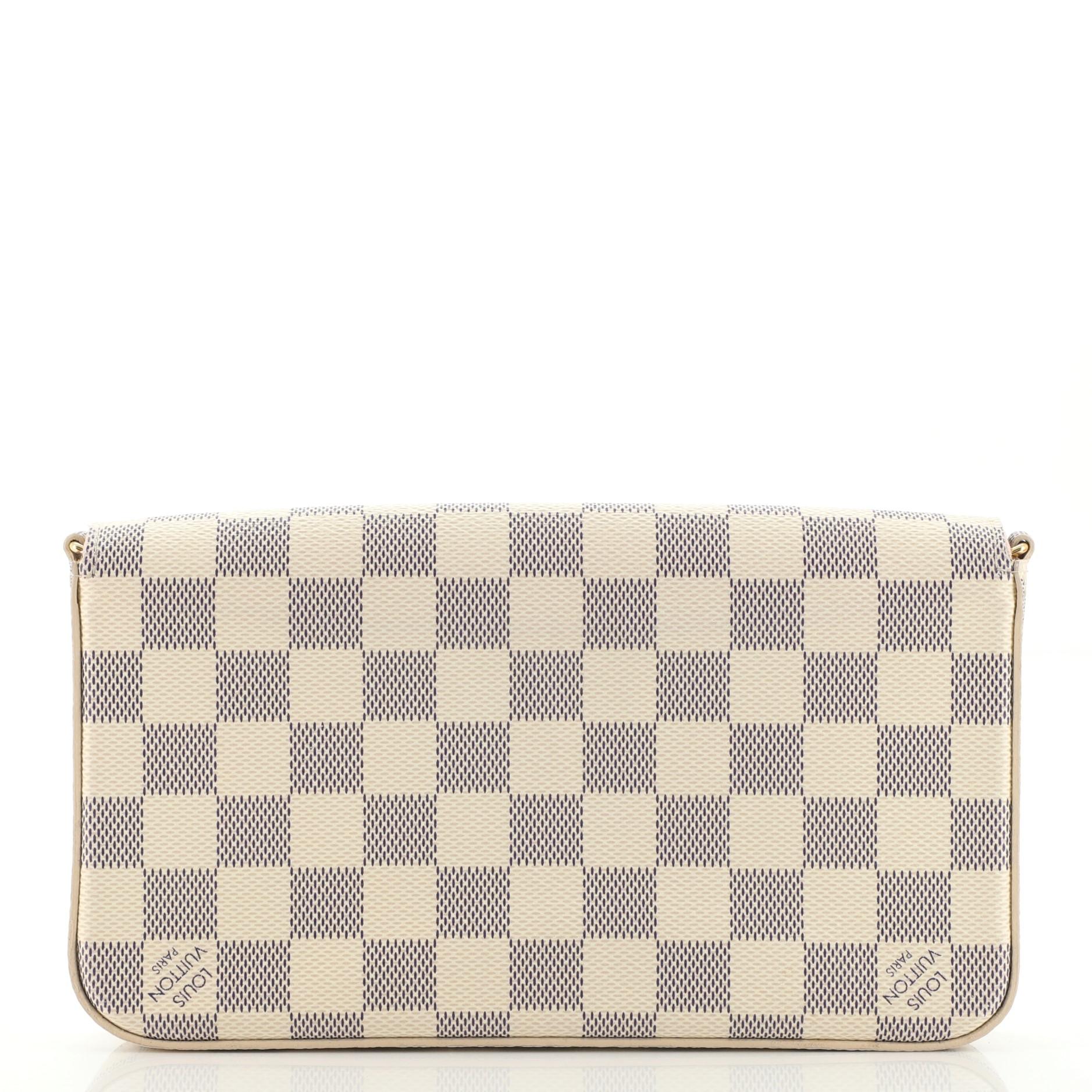 Louis Vuitton Felicie Pochette Damier at 1stDibs