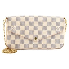 Louis Vuitton Pochette Beige - 32 For Sale on 1stDibs